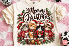 Meowy Christmas PNG | Cute Christmas Cats & Kittens Png Product Image 1