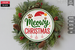 Christmas Round Sign SVG Bundle | Holiday Sign SVG Cut Files Product Image 11