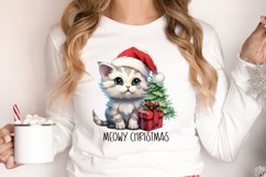 Meowy christmas Sublimation PNG Product Image 2