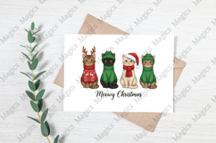 Meowy Christmas Png, Christmas Cat Png Product Image 3