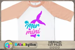 Mer mini SVG / Baby Mermaid SVG Product Image 1