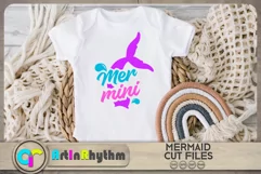 Mer mini SVG / Baby Mermaid SVG Product Image 2