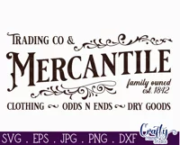 Vintage Farmhouse Home Sign | Mercantile Trading Co Wall Art Product Image 2
