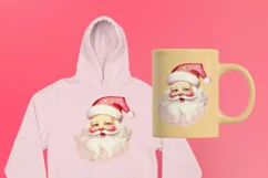 Funny Santa Claus Face PNG for Holiday Product Image 7