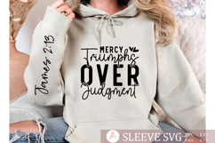 Mercy triumphs over judgment Sleeve SVG Design Product Image 2