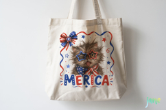 Merica 4th of July Cat Clipart Product Image 4