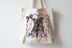 Merica 4th of July Dog Clipart Product Image 4