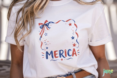 Merica 4th of July Frame Clipart Product Image 4