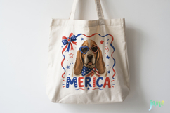 Merica 4th of July Dog Clipart Bundle Product Image 6