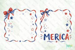 Merica 4th of July Dog Clipart Bundle Product Image 8