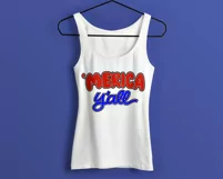 Merica Y'all SVG or Sublimation, Patriotic SVG, 4th of July Product Image 2