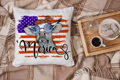 America Sublimation | USA Heifer Print | American Flag Product Image 5