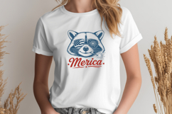 Merica Raccoon SVG, Patriotic Trash Panda America PNG Design Product Image 2