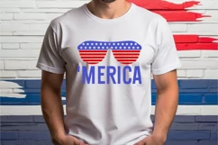 'Merica SVG Design,Patriotic 4th of July SVG,Liberty SVG Product Image 2