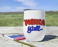 Merica Y'all SVG or Sublimation, Patriotic SVG, 4th of July Product Image 4