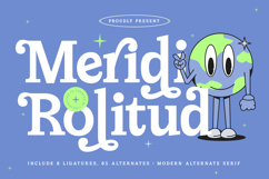 Meridi Rolitud - Modern Alternate Serif Product Image 1