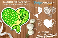 mermaid papercut template