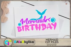 Mermaid Birthday SVG / Mermaid tail SVG Product Image 1