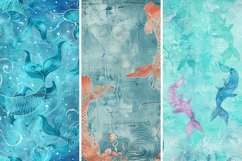 Mermaid Bliss Digital Paper Bundle Product Image 3