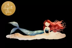 The Mermaids Clipart - 4 PNG Files Product Image 3