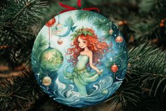 Mermaid Ornaments Sublimation Bundle Png / Mermaid Clipart Product Image 5