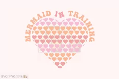 Mermaid In Training Baby Girl SVG T-shirt Design Product Image 1