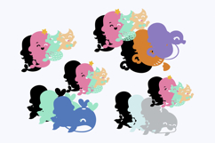 Mermaid Kawaii 3D SVG Product Image 3