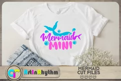 Mermaid mini SVG / Baby Girl SVG Product Image 2