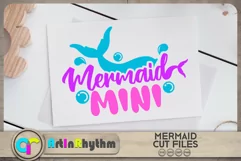 Mermaid mini SVG / Baby Girl SVG Product Image 3