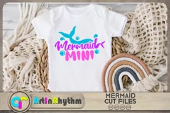 Mermaid mini SVG / Baby Girl SVG Product Image 1