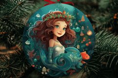 Mermaid Ornaments Sublimation Bundle Png / Mermaid Clipart Product Image 4