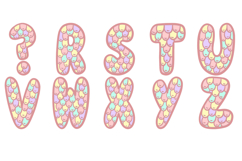 Mermaid Scales Alphabet Lettering Font Dragon Skin ABC PNG Product Image 4