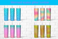 Mermaid scales tumbler sublimation wrap 20 Oz Product Image 1