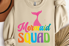 Mermaid squad SVG, Summer SVG Product Image 1