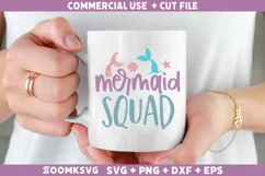 Mermaid squad SVG | Mermaid SVG | Mermaid Quotes SVG Product Image 2