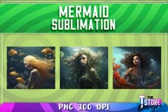 Mermaid Sublimation Bundle|Mermaid Sublimation Design|PNG Product Image 2