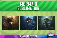 Mermaid Sublimation Bundle|Mermaid Sublimation Design|PNG Product Image 4