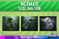 Mermaid Sublimation Bundle|Mermaid Sublimation Design|PNG Product Image 5
