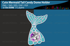 Cute Mermaid Tail Candy Dome Product Image 3