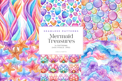 Mermaid Treasures Clipart Bundle Product Image 3