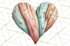 Under the Sea Sweethearts Clipart PNG, Mermaid Ocean Love Product Image 3