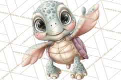 Under the Sea Sweethearts Clipart PNG, Mermaid Ocean Love Product Image 4