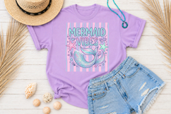 Mermaid Vibes PNG, Cute Mermaid Tail Sublimation Product Image 3