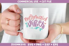 Mermaid vibes SVG | Mermaid SVG | Mermaid Quotes SVG Product Image 2