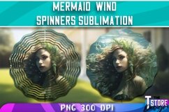 Mermaid Wind Spinners Sublimation Bundle|Magic Mermaid PNG 1 Product Image 4
