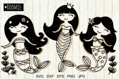 Mermaid SVG, Mermaid Birthday party, Beach svg Pool party Product Image 1
