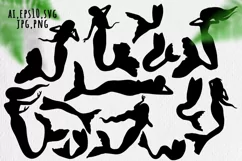 Mermaids Cut Files Product Image 1