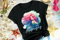 Mermaid Sublimation | Mermaid 40oz Tumbler Wrap Product Image 3