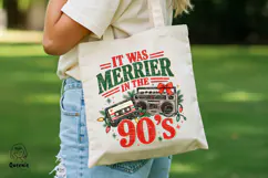 Retro Nostalgic It Was Merrier In The 90s Christmas Product Image 2