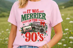 Retro Nostalgic It Was Merrier In The 90s Christmas Product Image 3
